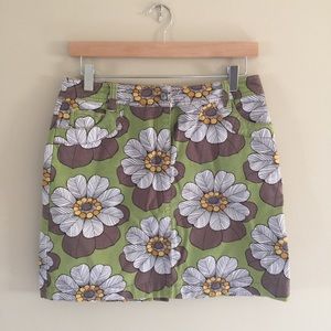 Boden Floral Mod Miniskirt